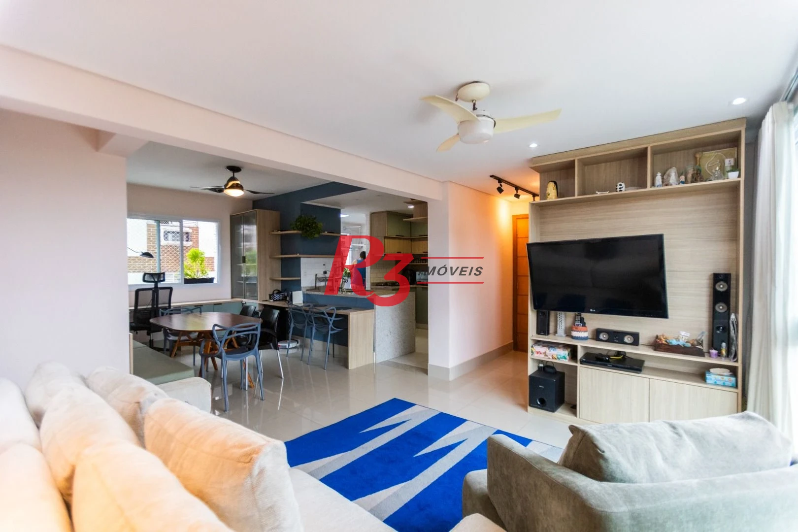 Apartamento com 3 dormitórios à venda, 104 m² por R$ 720.000,00 - Marapé - Santos/SP
