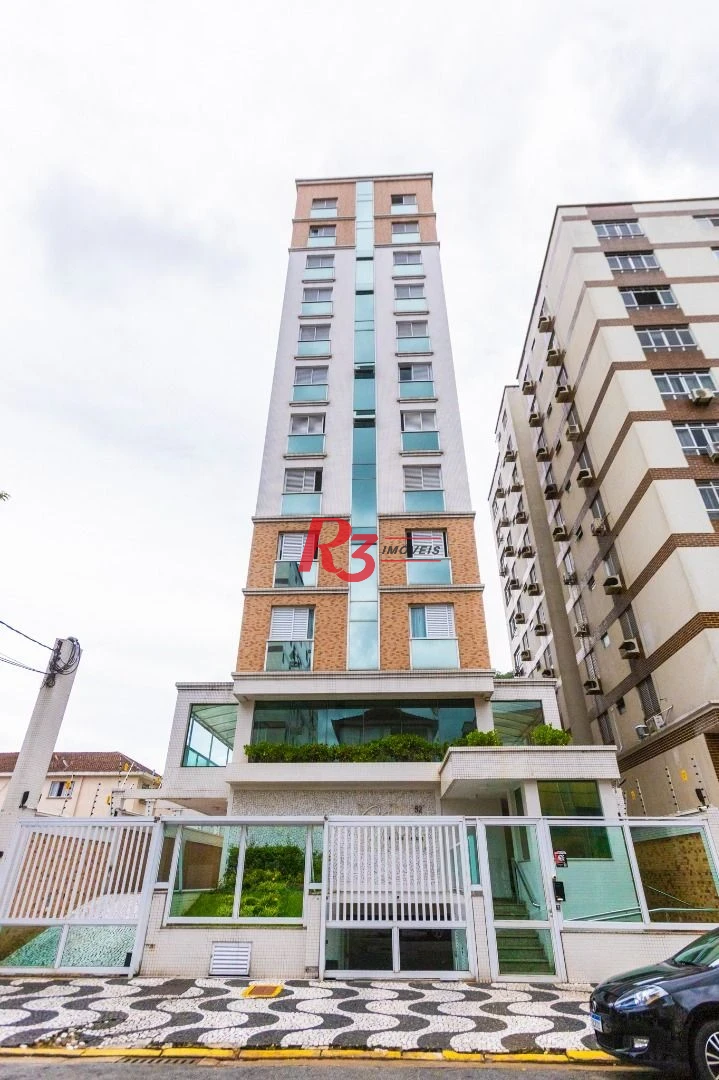 Apartamento com 3 dormitórios à venda, 104 m² por R$ 720.000,00 - Marapé - Santos/SP