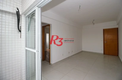 Apartamento com 1 dormitório para alugar, 60 m² por R$ 3.600,00/mês - Ponta da Praia - Santos/SP