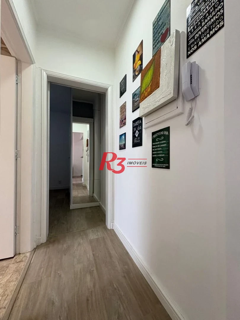 Apartamento à venda, 55 m² por R$ 505.000,00 - Embaré - Santos/SP