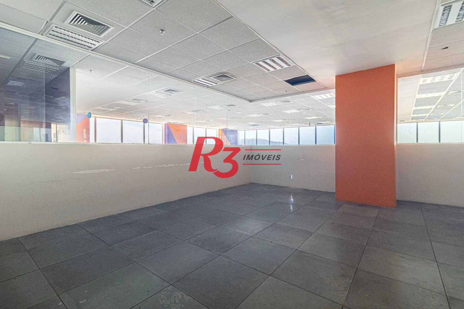 Sala para alugar, 238 m² por R$ 18.023,08/mês - José Menino - Santos/SP