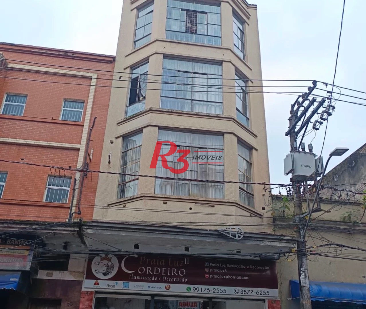 Prédio à venda, 225 m² por R$ 430.000,00 - Centro - Santos/SP