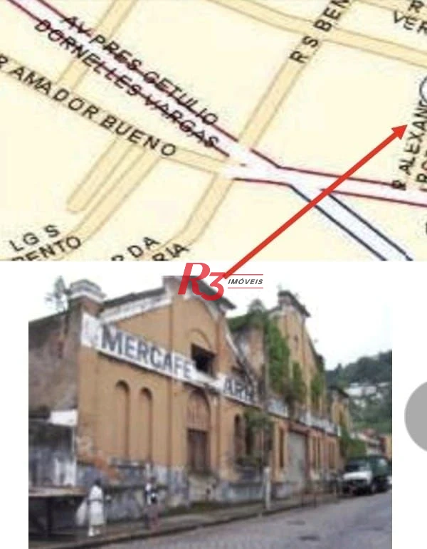 Terreno, 2137 m² - venda por R$ 5.432.000,00 ou aluguel por R$ 34.540,00/mês - Centro - Santos/SP