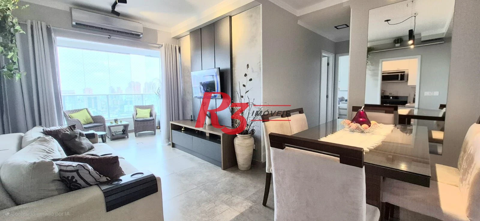 Apartamento com 2 dormitórios à venda, 63 m² por R$ 789.000,00 - Campo Grande - Santos/SP