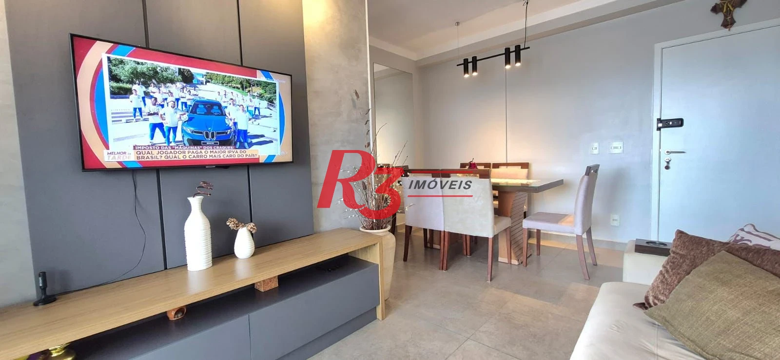 Apartamento com 2 dormitórios à venda, 63 m² por R$ 789.000,00 - Campo Grande - Santos/SP