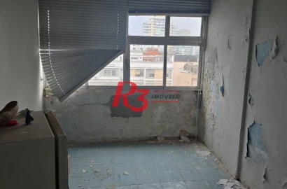Kitnet à venda, 27 m² por R$ 345.000,00 - Embaré - Santos/SP