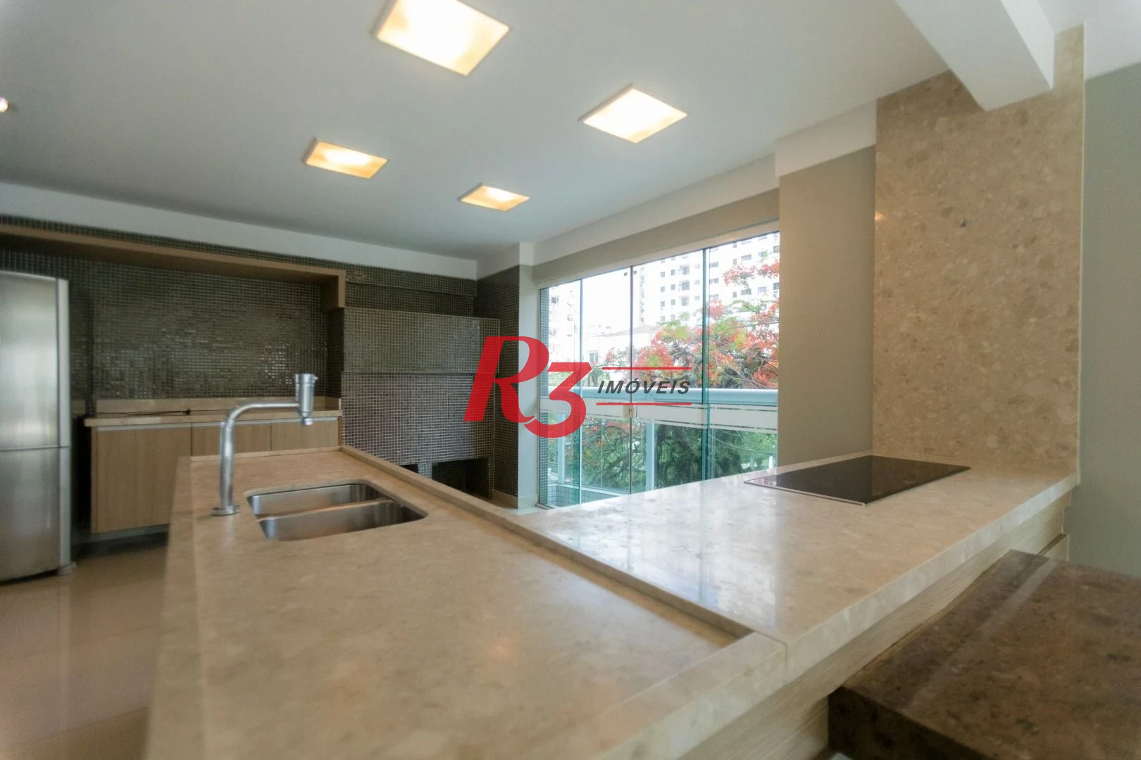 Apartamento para alugar, 171 m² por R$ 13.000,02/mês - Embaré - Santos/SP