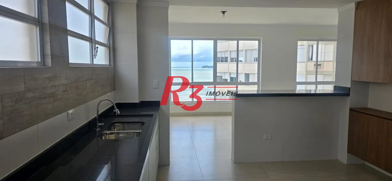 Apartamento com 3 dormitórios à venda, 188 m² por R$ 1.420.000,00 - José Menino - Santos/SP