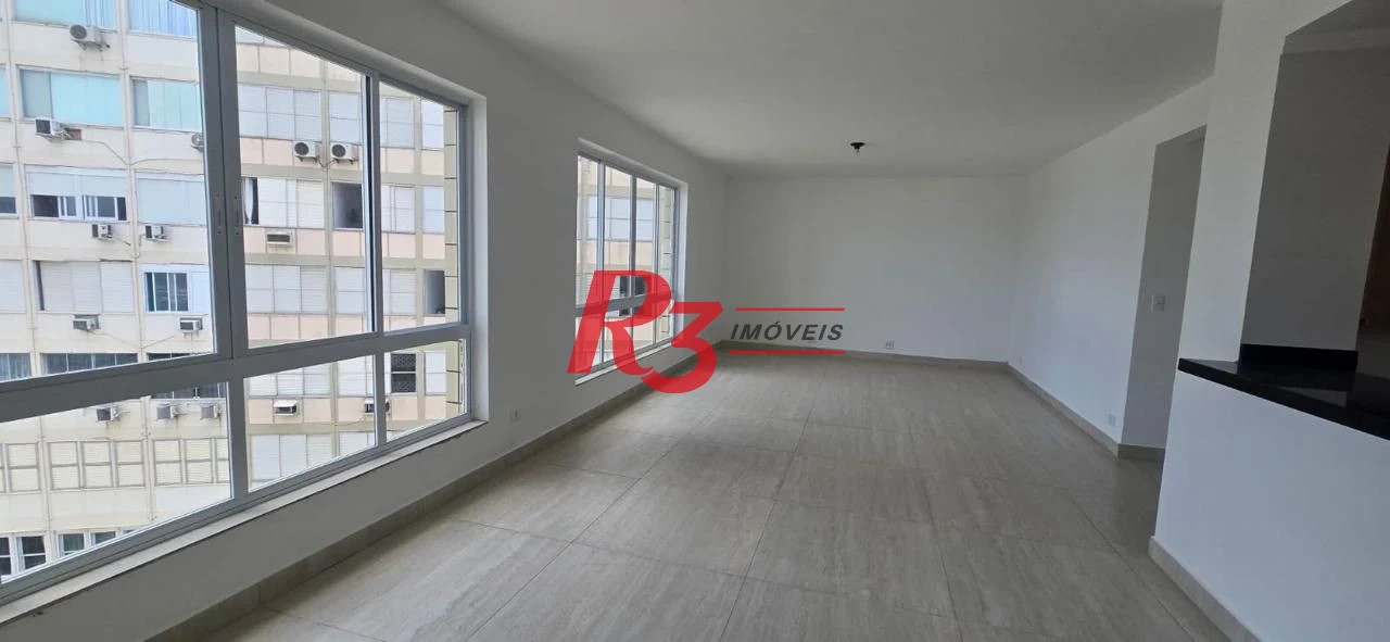Apartamento com 3 dormitórios à venda, 188 m² por R$ 1.420.000,00 - José Menino - Santos/SP