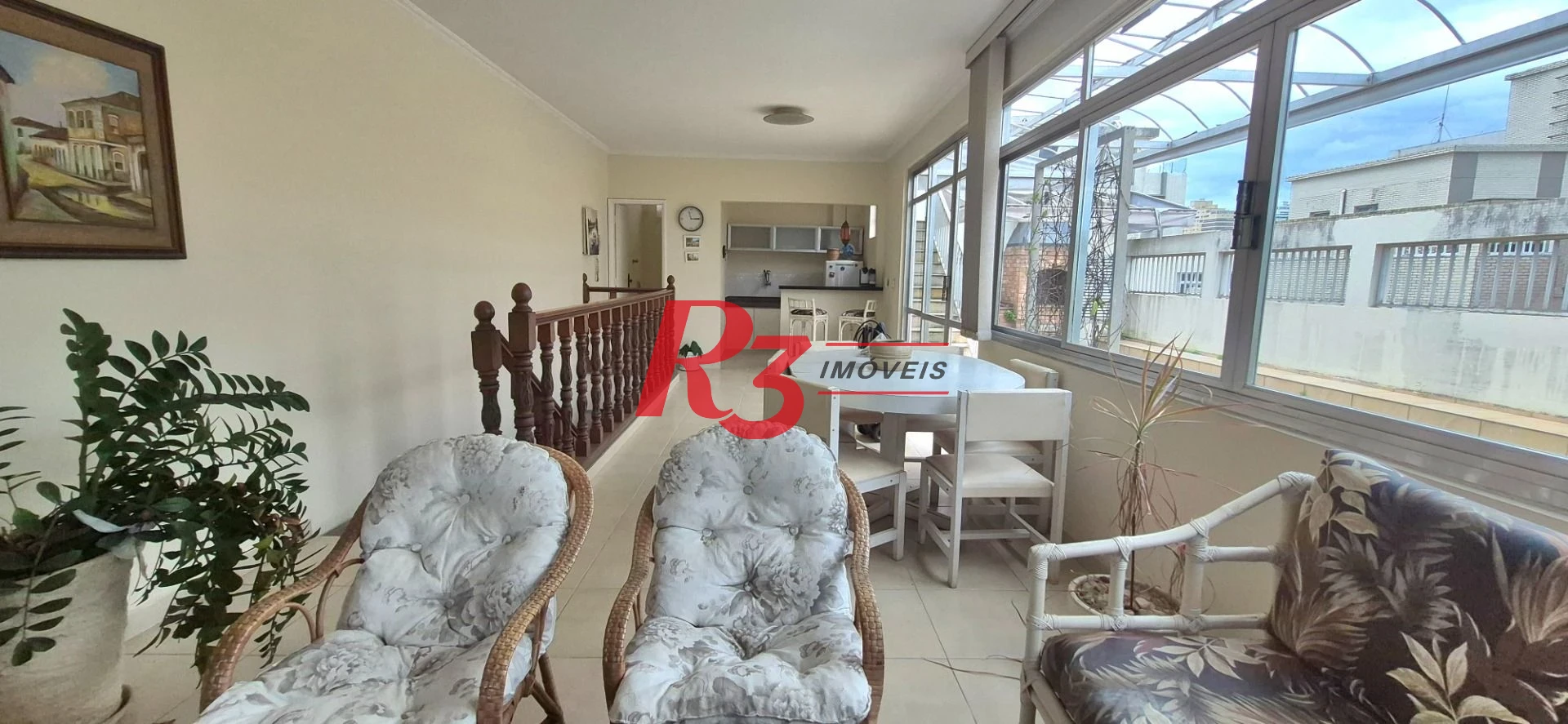 Cobertura com 3 dormitórios à venda, 296 m² por R$ 2.450.000,00 - Aparecida - Santos/SP