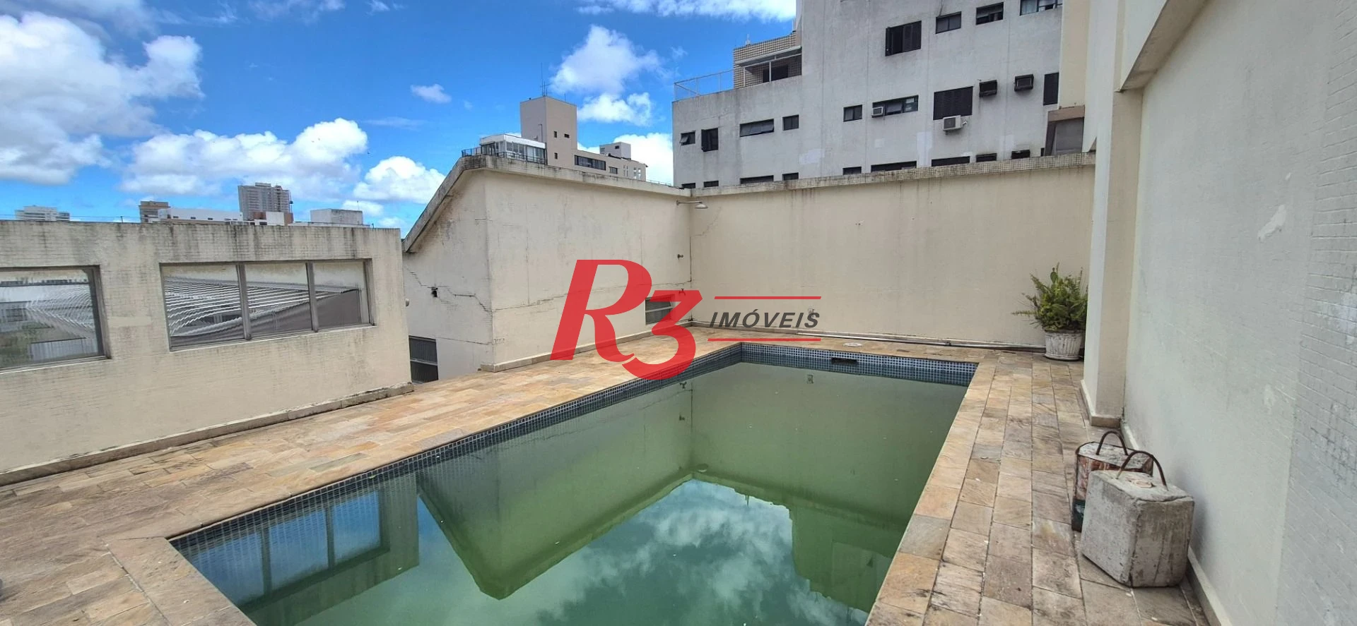 Cobertura com 3 dormitórios à venda, 296 m² por R$ 2.450.000,00 - Aparecida - Santos/SP