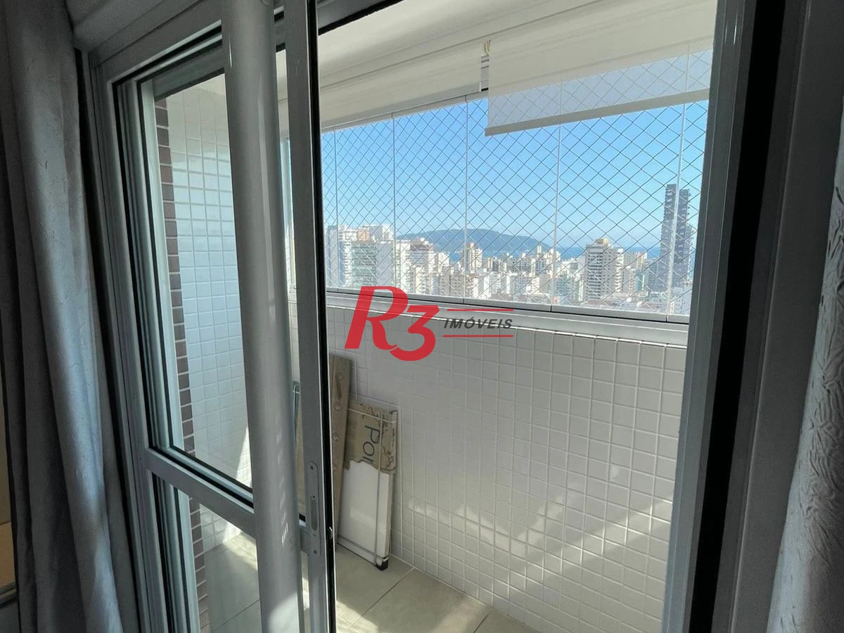 Apartamento com 2 dormitórios para alugar, 81 m² por R$ 6.700,00/mês - Campo Grande - Santos/SP