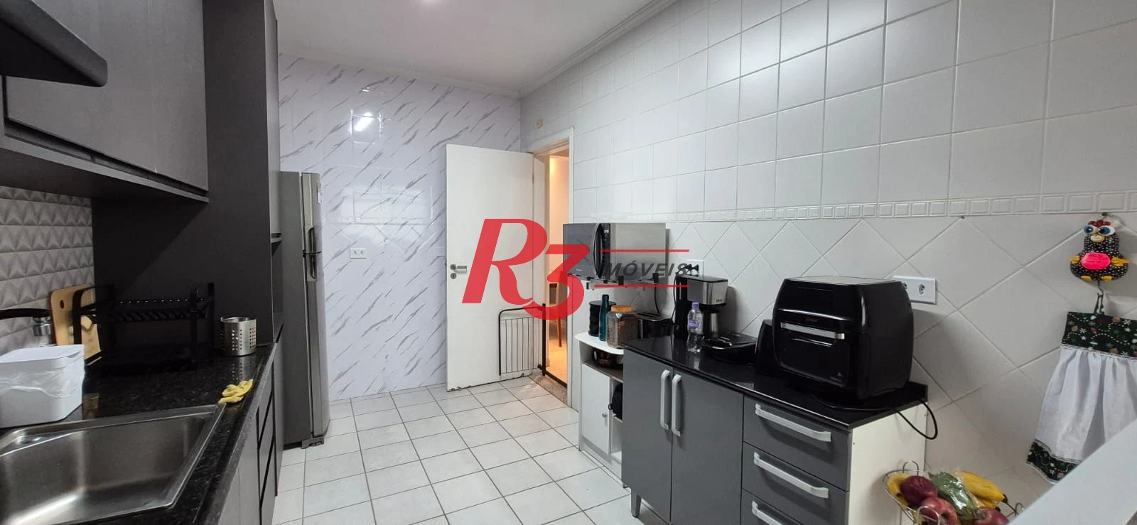 Apartamento com 2 dormitórios à venda, 114 m² por R$ 995.000,00 - Aparecida - Santos/SP