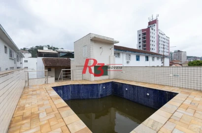 Sobrado com 4 dormitórios, 430 m² - venda por R$ 2.500.000,00 ou aluguel por R$ 15.000,00/mês - Campo Grande - Santos/SP