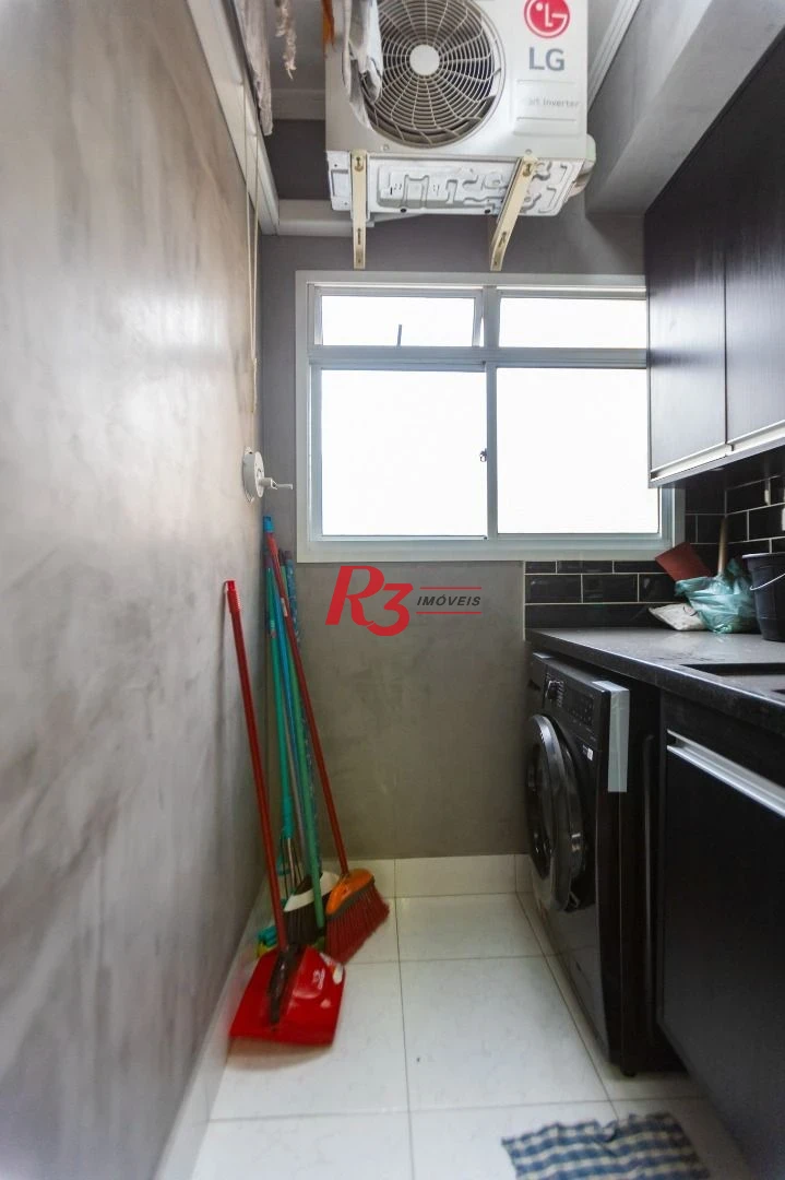 Apartamento com 2 dormitórios à venda, 62 m² por R$ 430.000,00 - Areia Branca - Santos/SP