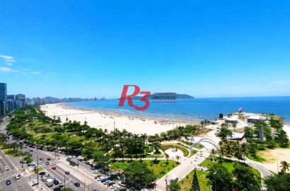 Apartamento com 3 dormitórios à venda, 137 m² por R$ 2.805.000,00 - José Menino - Santos/SP