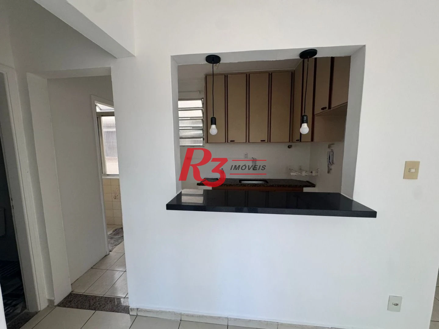 Apartamento com 1 dormitório à venda, 65 m² por R$ 350.000,00 - Aparecida - Santos/SP