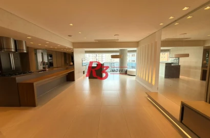 Apartamento com 3 dormitórios à venda, 184 m² por R$ 3.200.000,00 - Boqueirão - Santos/SP