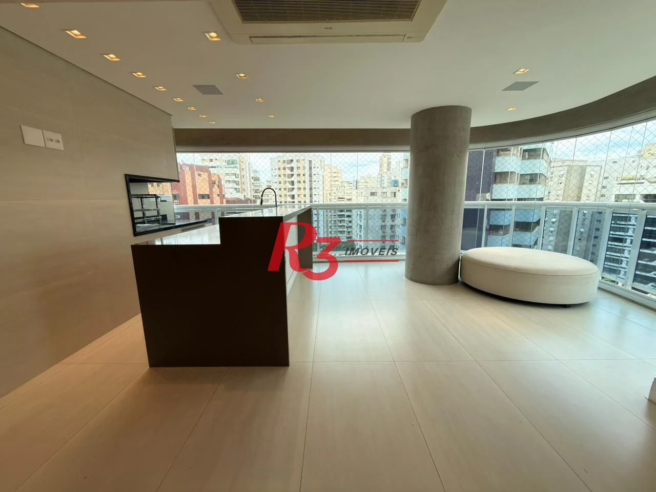 Apartamento com 3 dormitórios à venda, 184 m² por R$ 3.200.000,00 - Boqueirão - Santos/SP