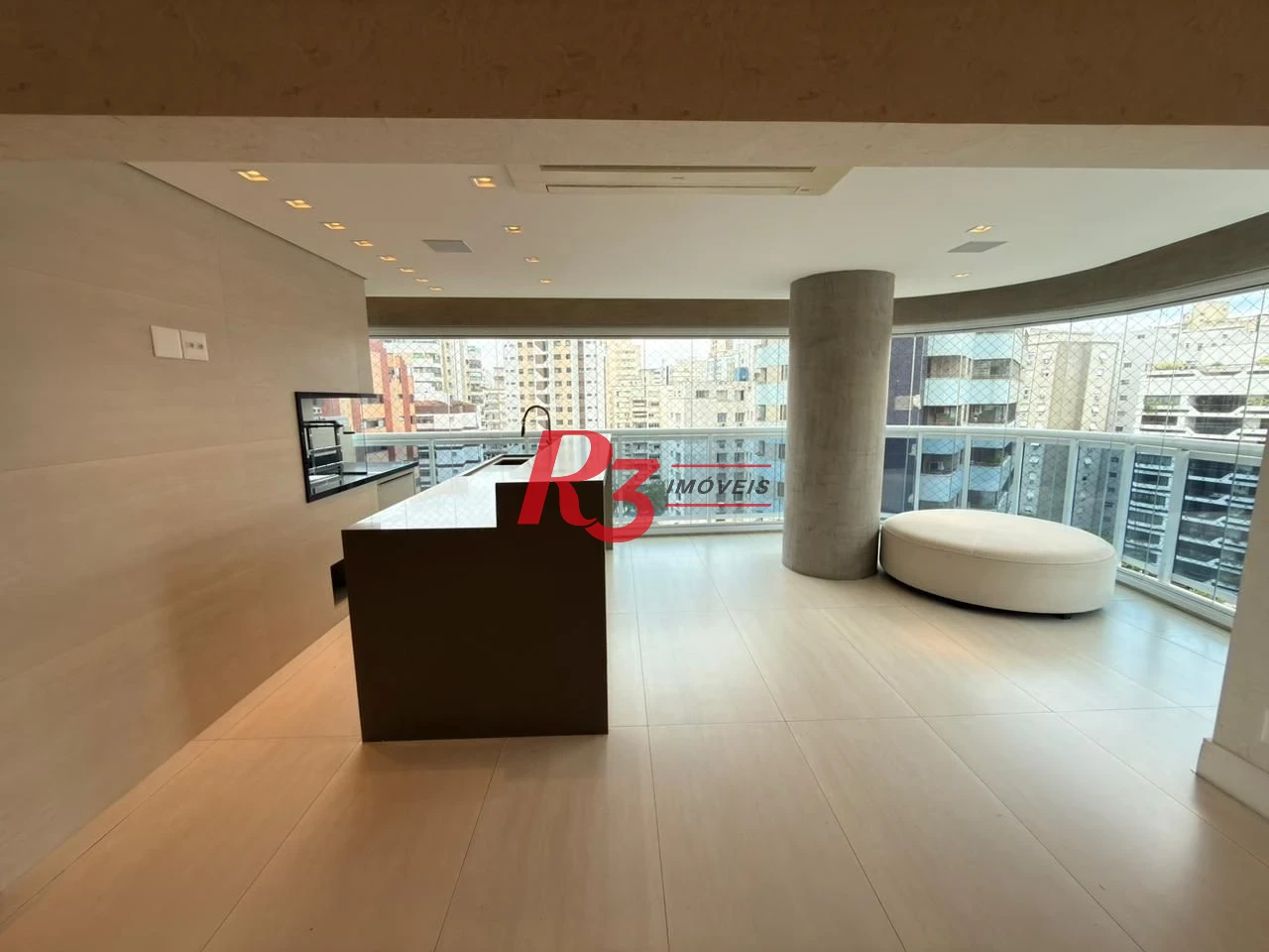 Apartamento com 3 dormitórios à venda, 184 m² por R$ 3.200.000,00 - Boqueirão - Santos/SP
