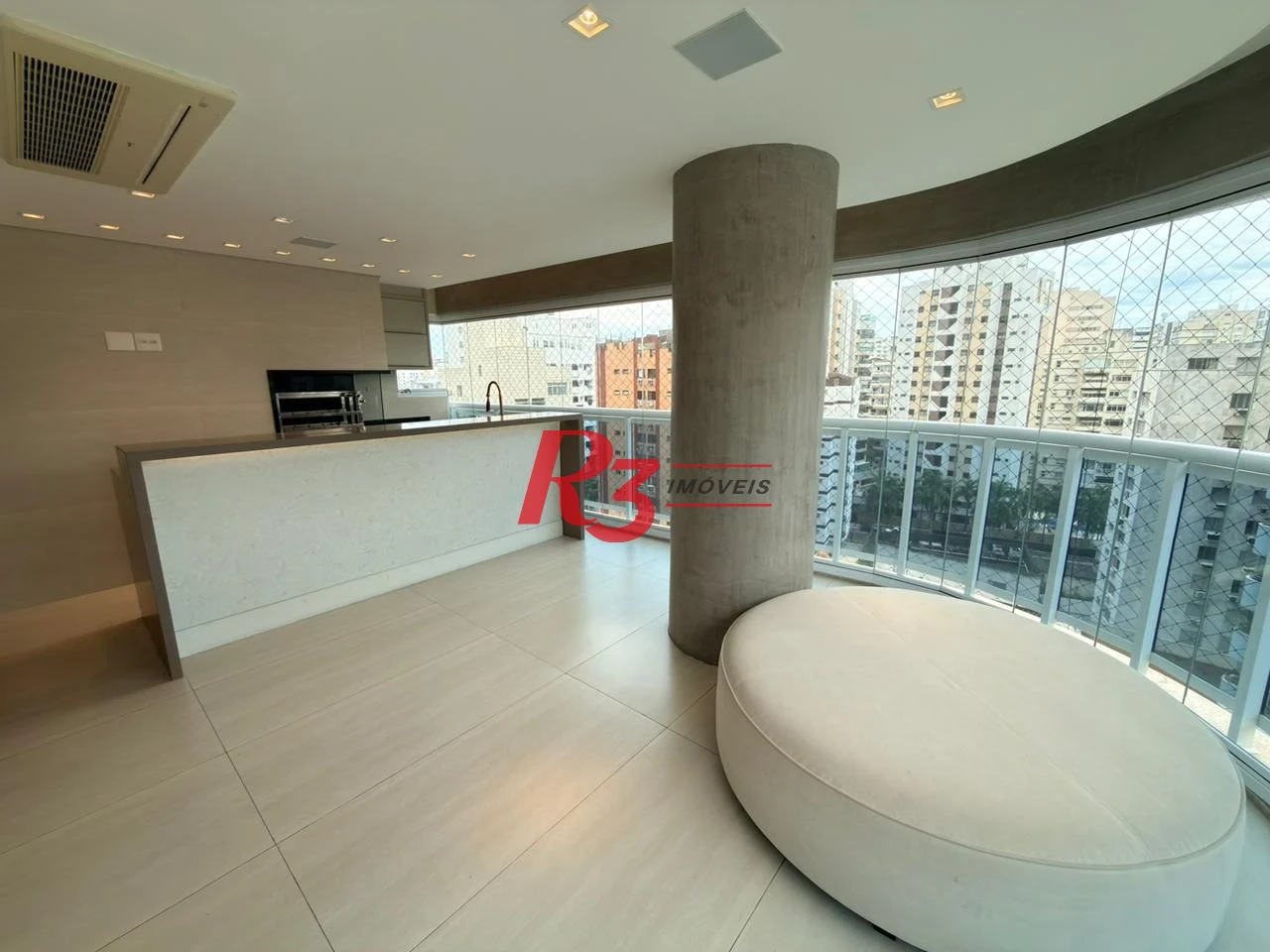 Apartamento com 3 dormitórios à venda, 184 m² por R$ 3.200.000,00 - Boqueirão - Santos/SP