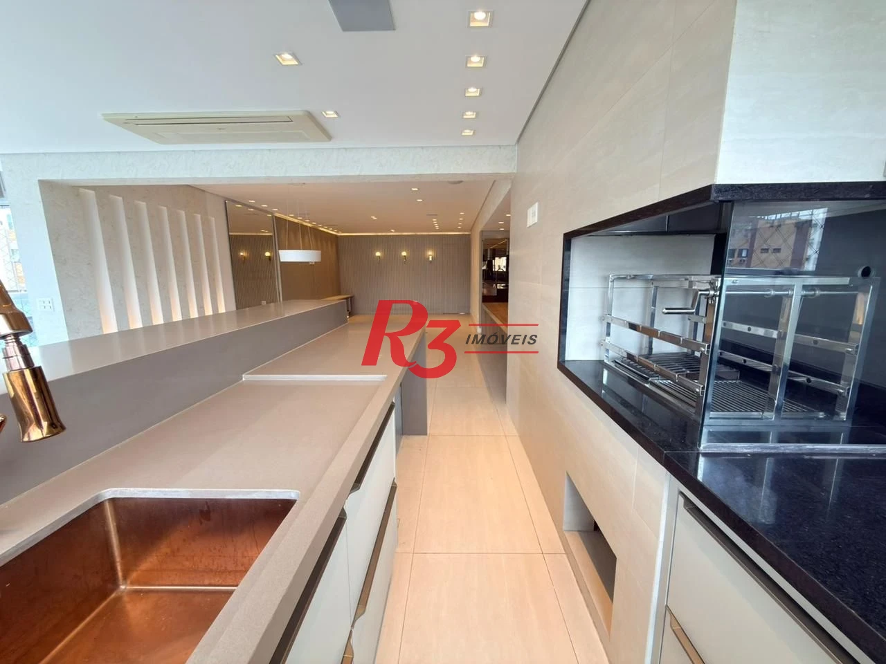 Apartamento com 3 dormitórios à venda, 184 m² por R$ 3.200.000,00 - Boqueirão - Santos/SP