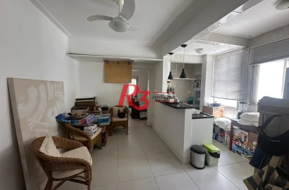 Apartamento com 1 dormitório à venda, 45 m² por R$ 330.000,00 - Boqueirão - Santos/SP