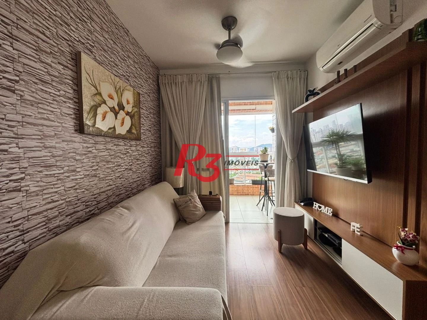 Apartamento com 1 dormitório à venda, 49 m² por R$ 460.000,00 - Macuco - Santos/SP