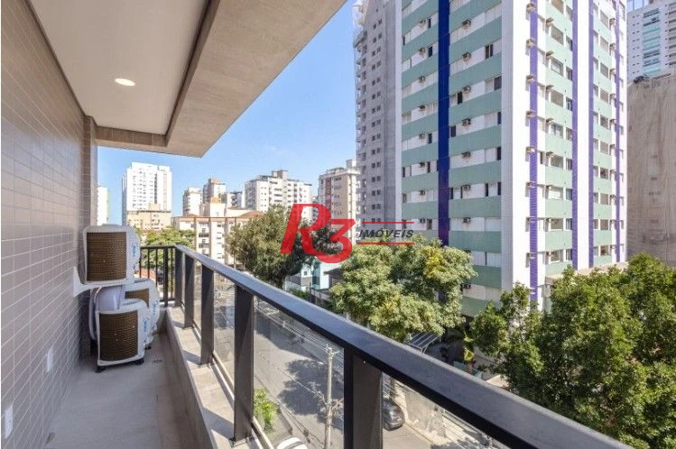 Apartamento com 2 dormitórios à venda, 77 m² por R$ 1.350.000,00 - Aparecida - Santos/SP
