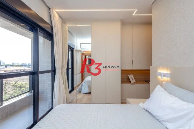 Apartamento com 2 dormitórios à venda, 77 m² por R$ 1.350.000,00 - Aparecida - Santos/SP