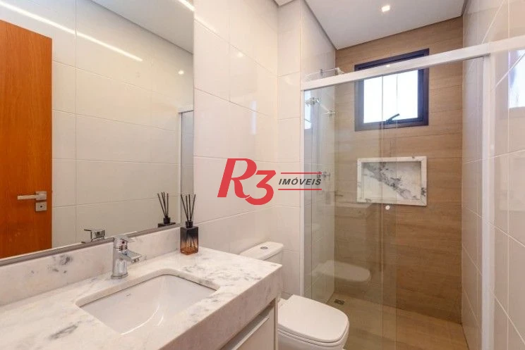 Apartamento com 2 dormitórios à venda, 77 m² por R$ 1.350.000,00 - Aparecida - Santos/SP