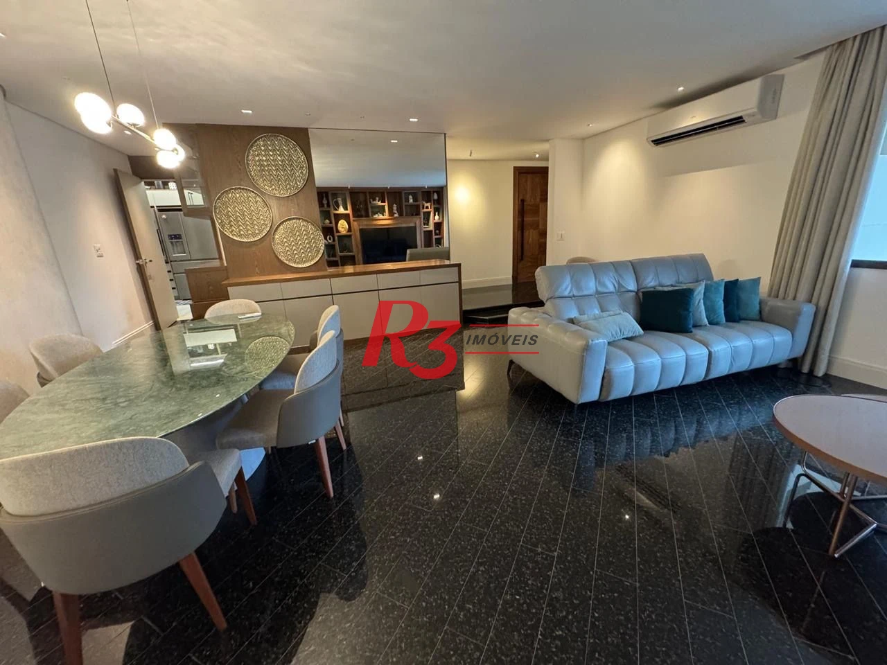 Apartamento com 2 dormitórios para alugar, 192 m² por R$ 24.674,70/mês - Aparecida - Santos/SP