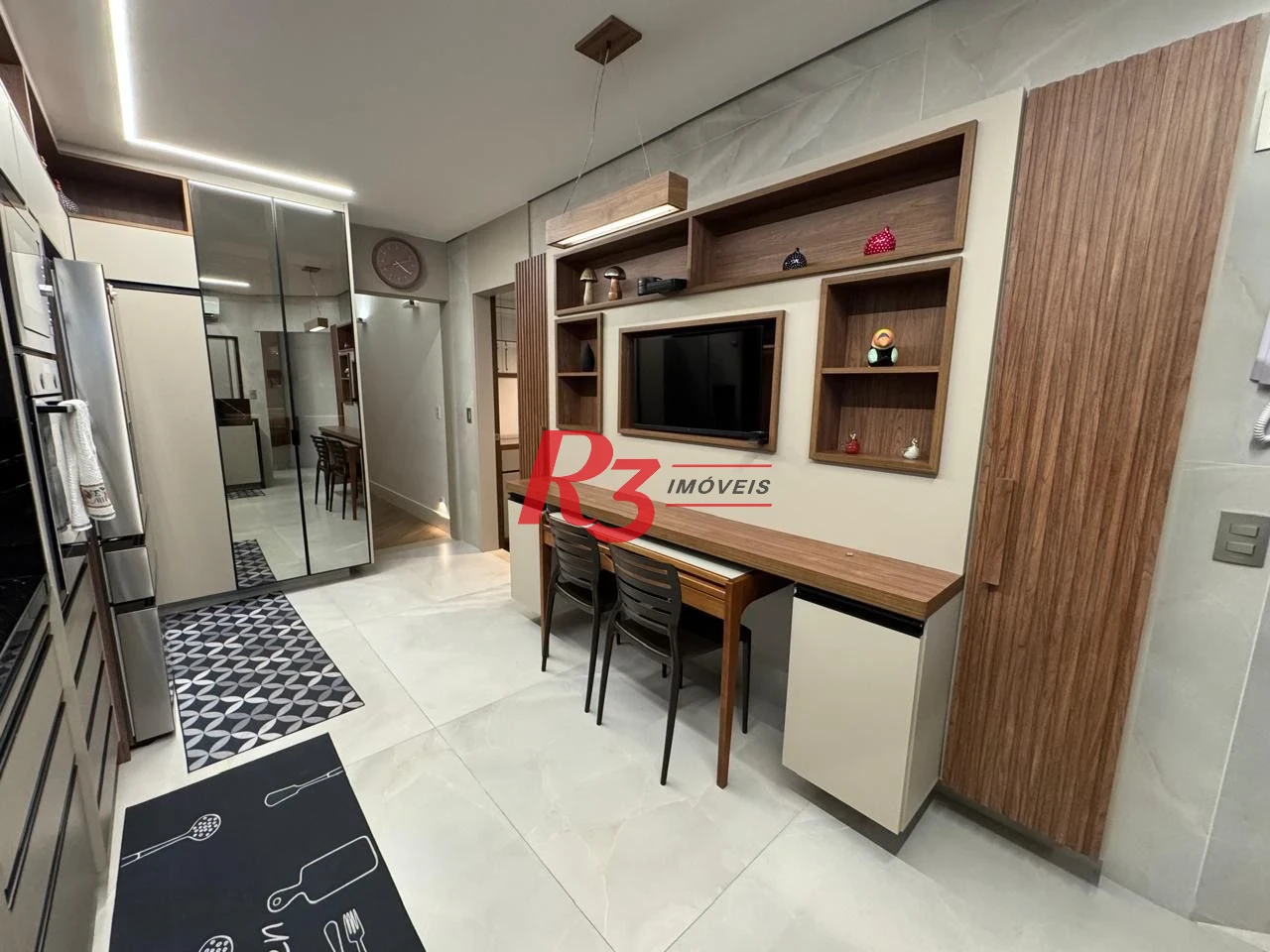 Apartamento com 2 dormitórios para alugar, 192 m² por R$ 24.674,70/mês - Aparecida - Santos/SP