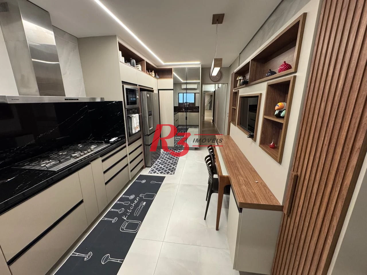 Apartamento com 2 dormitórios para alugar, 192 m² por R$ 24.674,70/mês - Aparecida - Santos/SP