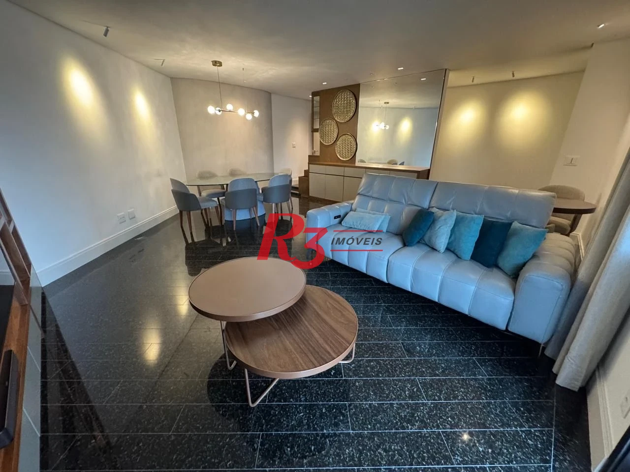 Apartamento com 2 dormitórios para alugar, 192 m² por R$ 24.674,70/mês - Aparecida - Santos/SP