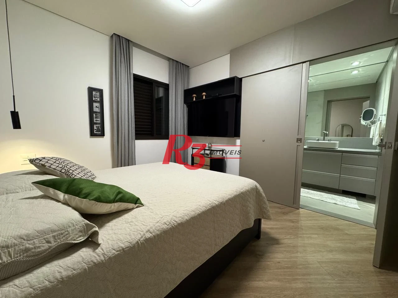 Apartamento com 2 dormitórios para alugar, 192 m² por R$ 24.674,70/mês - Aparecida - Santos/SP