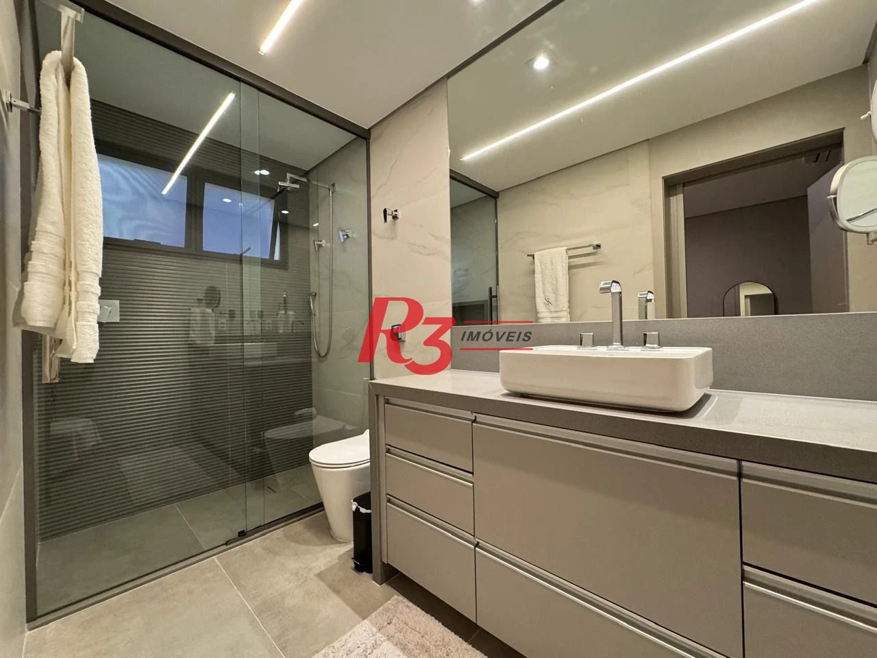 Apartamento com 2 dormitórios para alugar, 192 m² por R$ 24.674,70/mês - Aparecida - Santos/SP