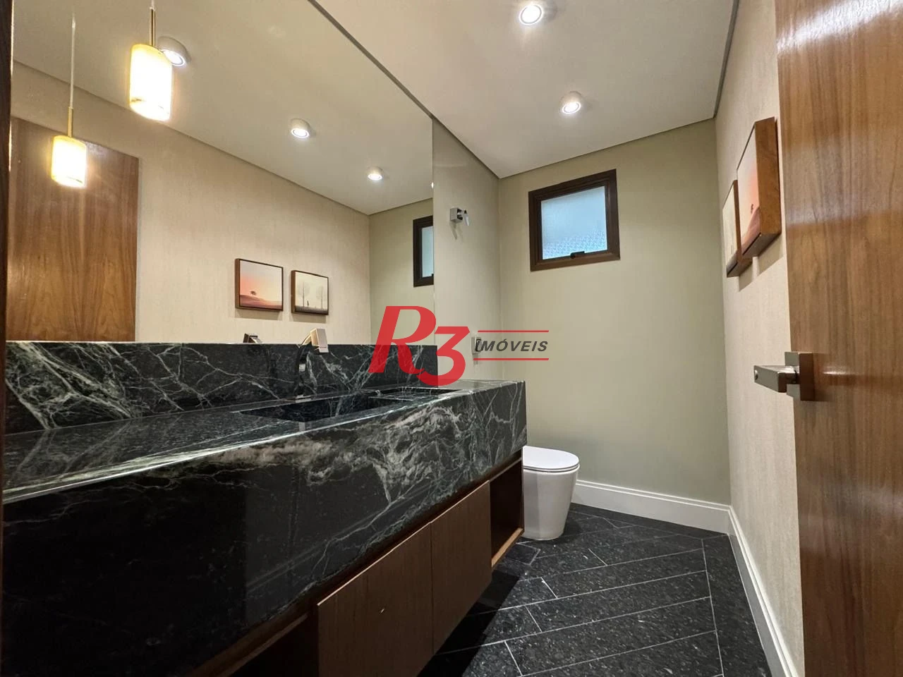 Apartamento com 2 dormitórios para alugar, 192 m² por R$ 24.674,70/mês - Aparecida - Santos/SP