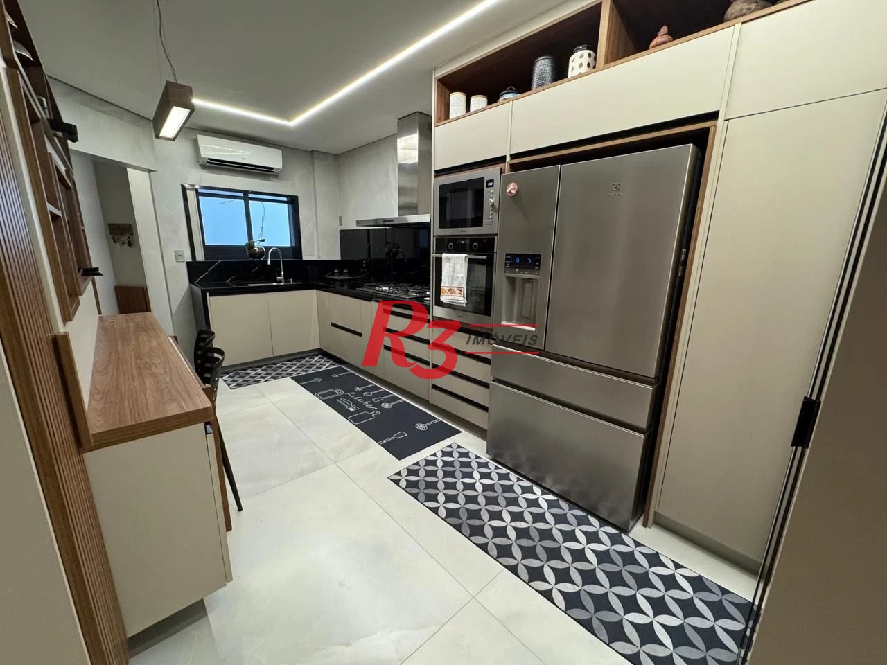 Apartamento com 2 dormitórios para alugar, 192 m² por R$ 24.674,70/mês - Aparecida - Santos/SP