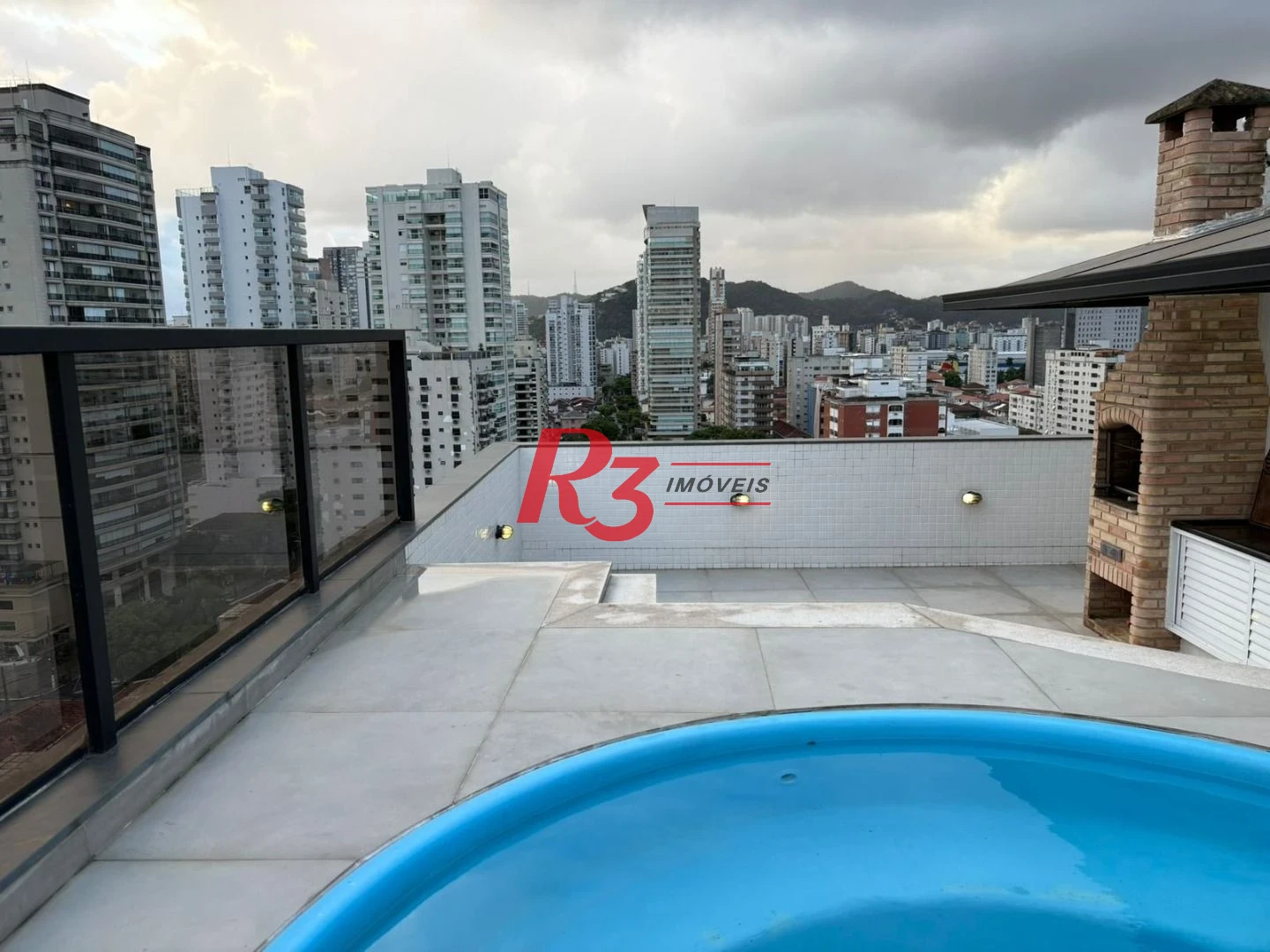 Apartamento Duplex com 2 dormitórios à venda, 187 m² por R$ 1.200.000,00 - Boqueirão - Santos/SP