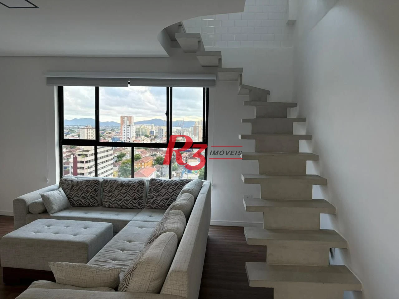 Apartamento Duplex com 2 dormitórios à venda, 187 m² por R$ 1.200.000,00 - Boqueirão - Santos/SP