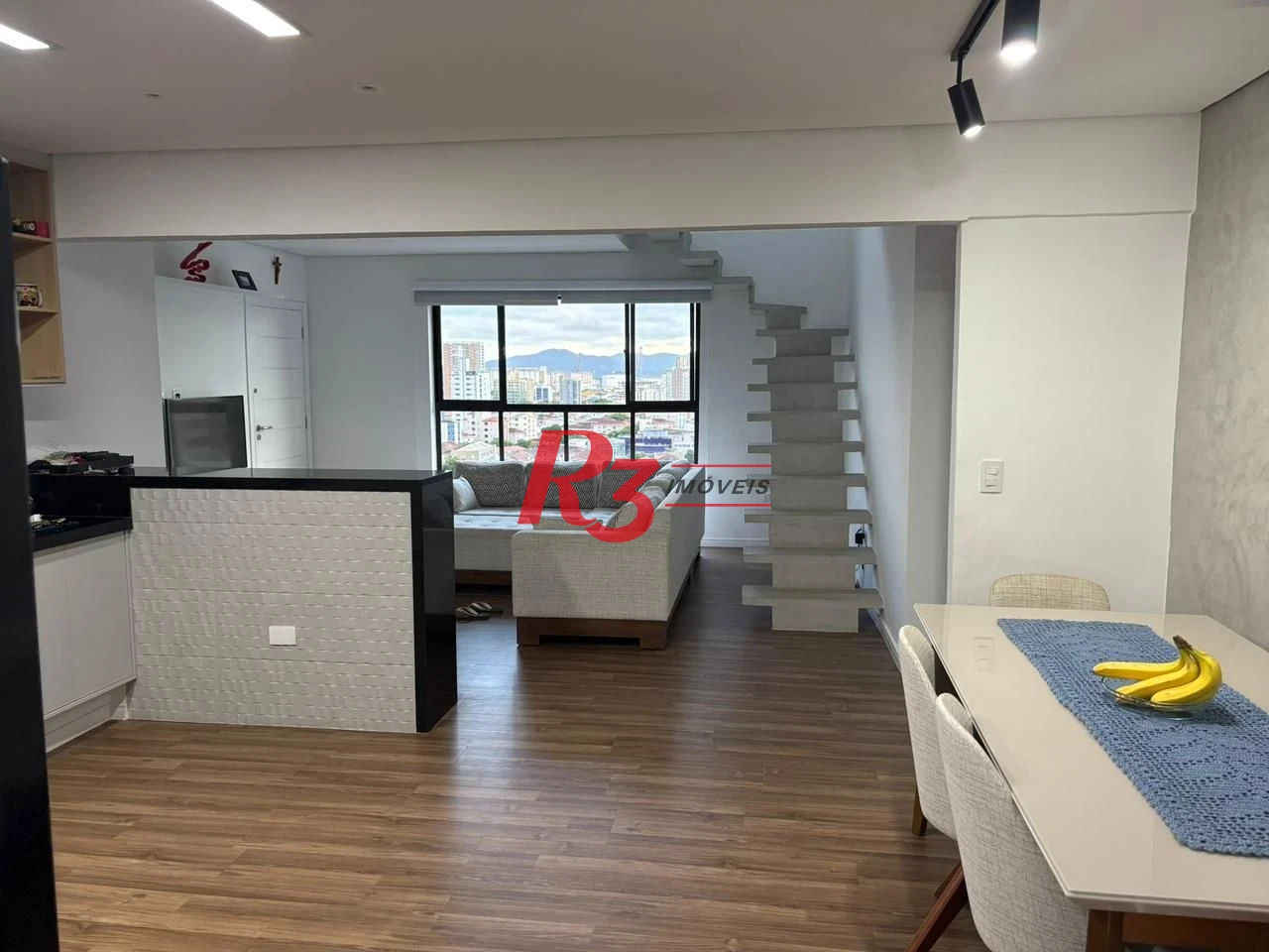 Apartamento Duplex com 2 dormitórios à venda, 187 m² por R$ 1.200.000,00 - Boqueirão - Santos/SP