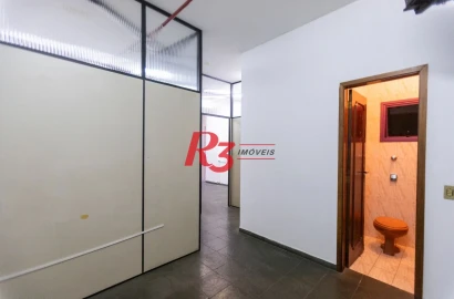 Sala para alugar, 72 m² por R$ 2.500,00/mês - Encruzilhada - Santos/SP