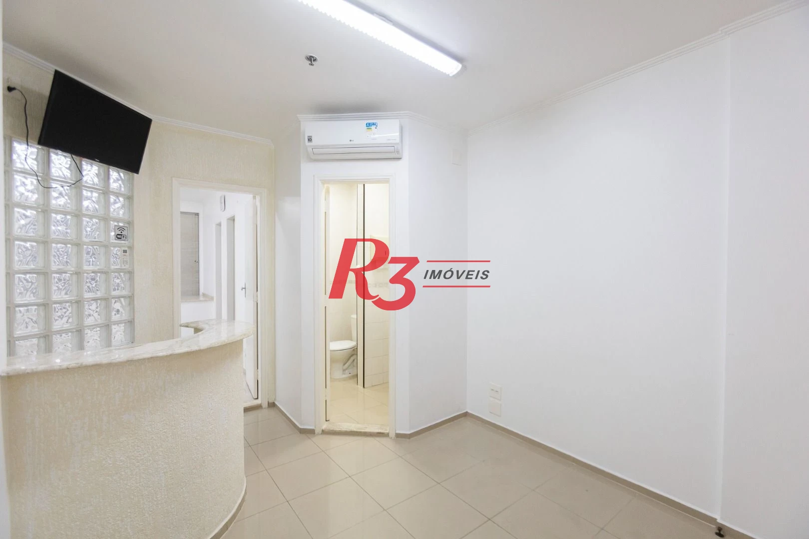 Sala, 39 m² - venda por R$ 360.000,00 ou aluguel por R$ 3.500,00/mês - Embaré - Santos/SP