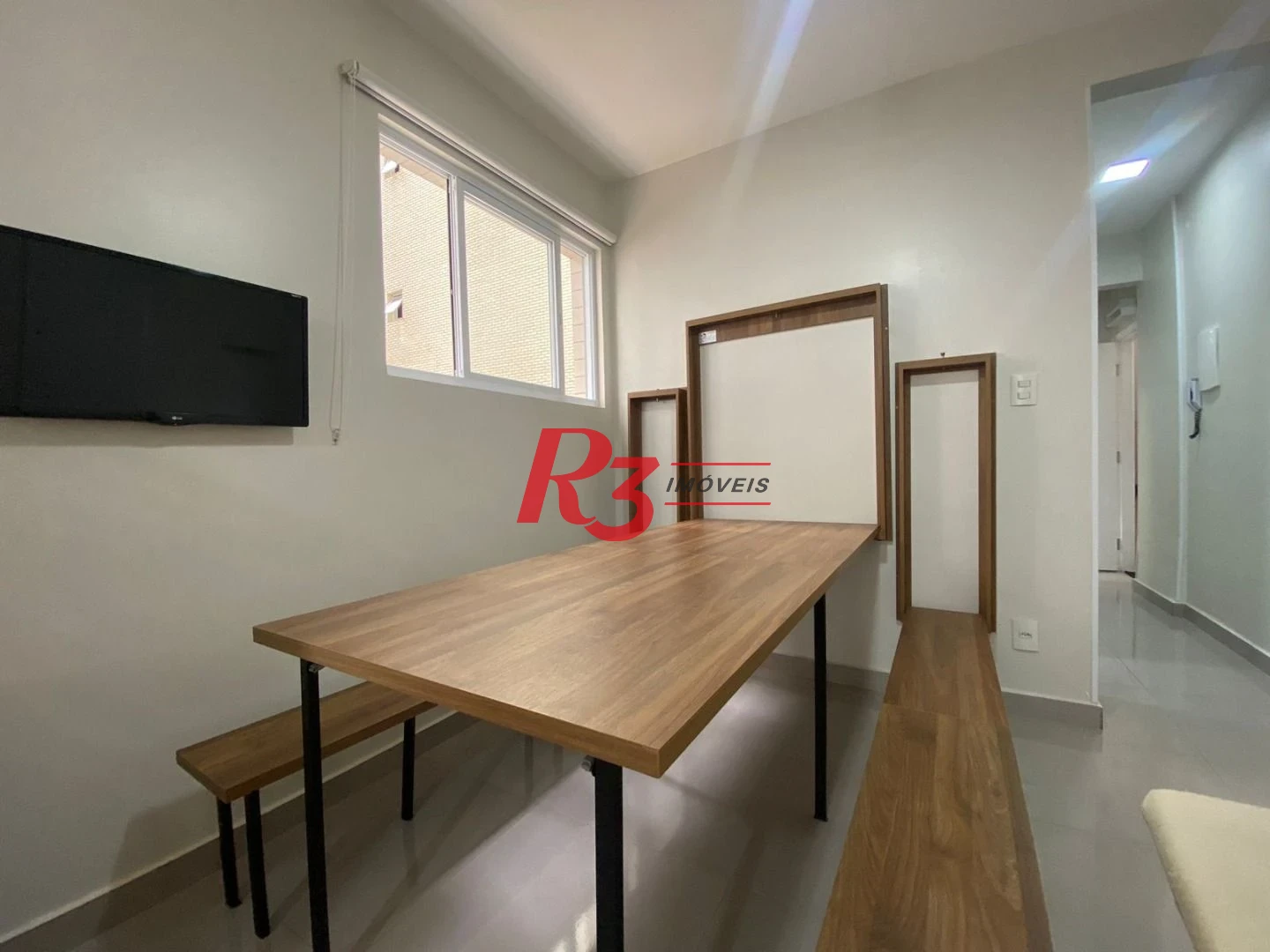 Kitnet com 1 dormitório à venda, 33 m² por R$ 350.000,00 - Gonzaga - Santos/SP