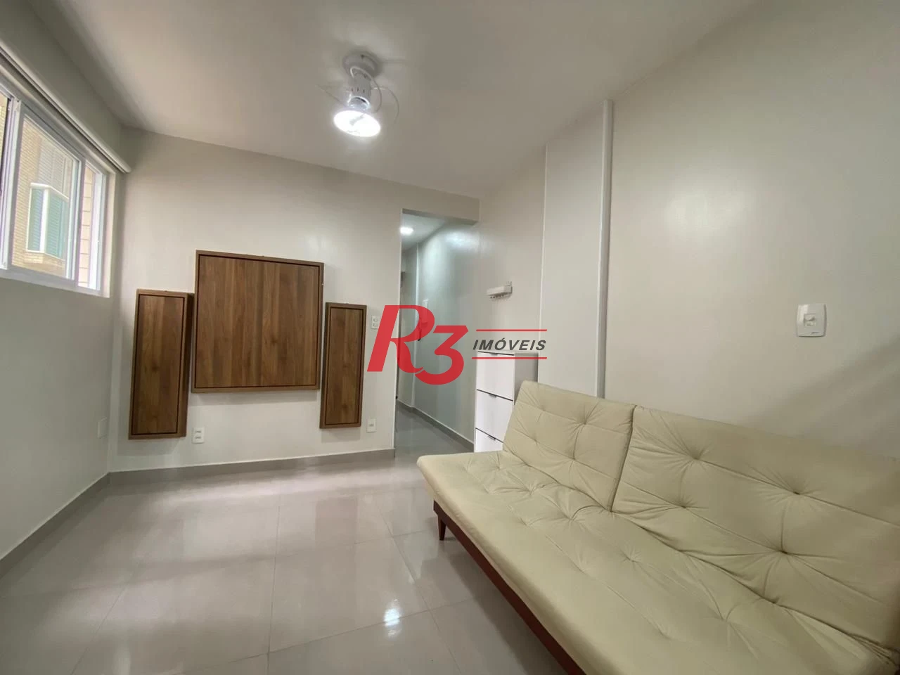 Kitnet com 1 dormitório à venda, 33 m² por R$ 350.000,00 - Gonzaga - Santos/SP
