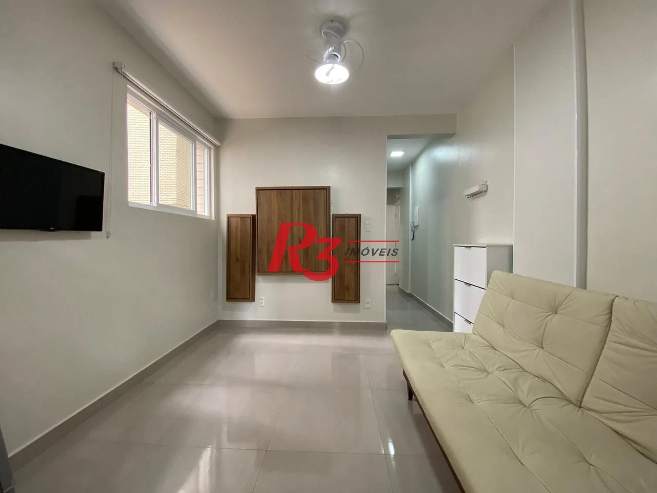 Kitnet com 1 dormitório à venda, 33 m² por R$ 350.000,00 - Gonzaga - Santos/SP