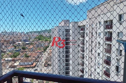 Apartamento com 2 dormitórios à venda, 49 m² por R$ 289.000,00 - Castelo - Santos/SP
