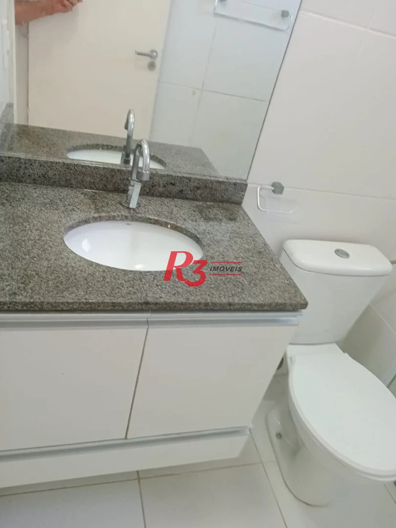 Apartamento com 2 dormitórios à venda, 49 m² por R$ 289.000,00 - Castelo - Santos/SP