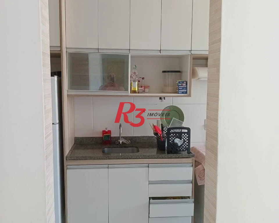 Apartamento com 2 dormitórios à venda, 49 m² por R$ 289.000,00 - Castelo - Santos/SP